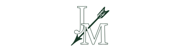JM logo with an arrow through it
